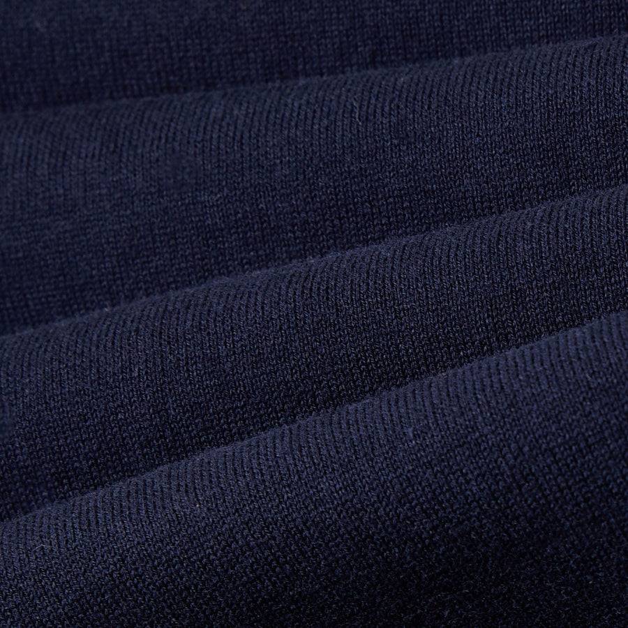 Paolo Pecora Maglia Manica Lunga in Puro Cotone Extrafine - Blu I Più Venduti