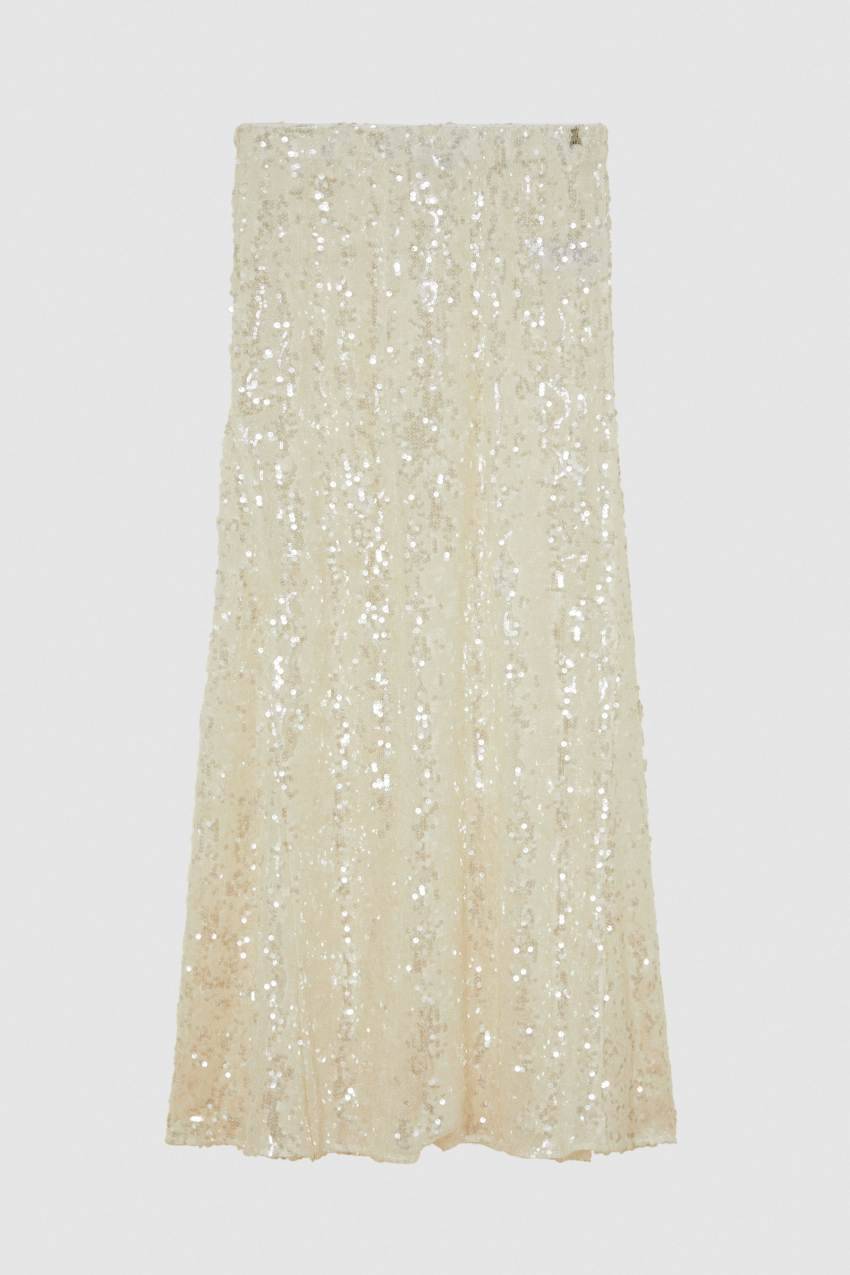 Patrizia Pepe Gonna con paillettes in tulle I Più Venduti