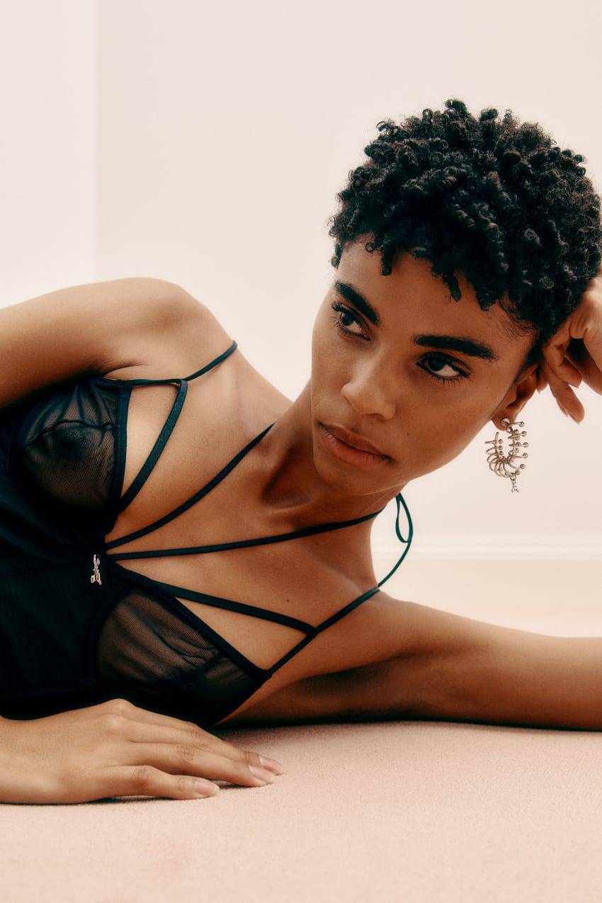 Patrizia Pepe Bralette in tulle Vendita