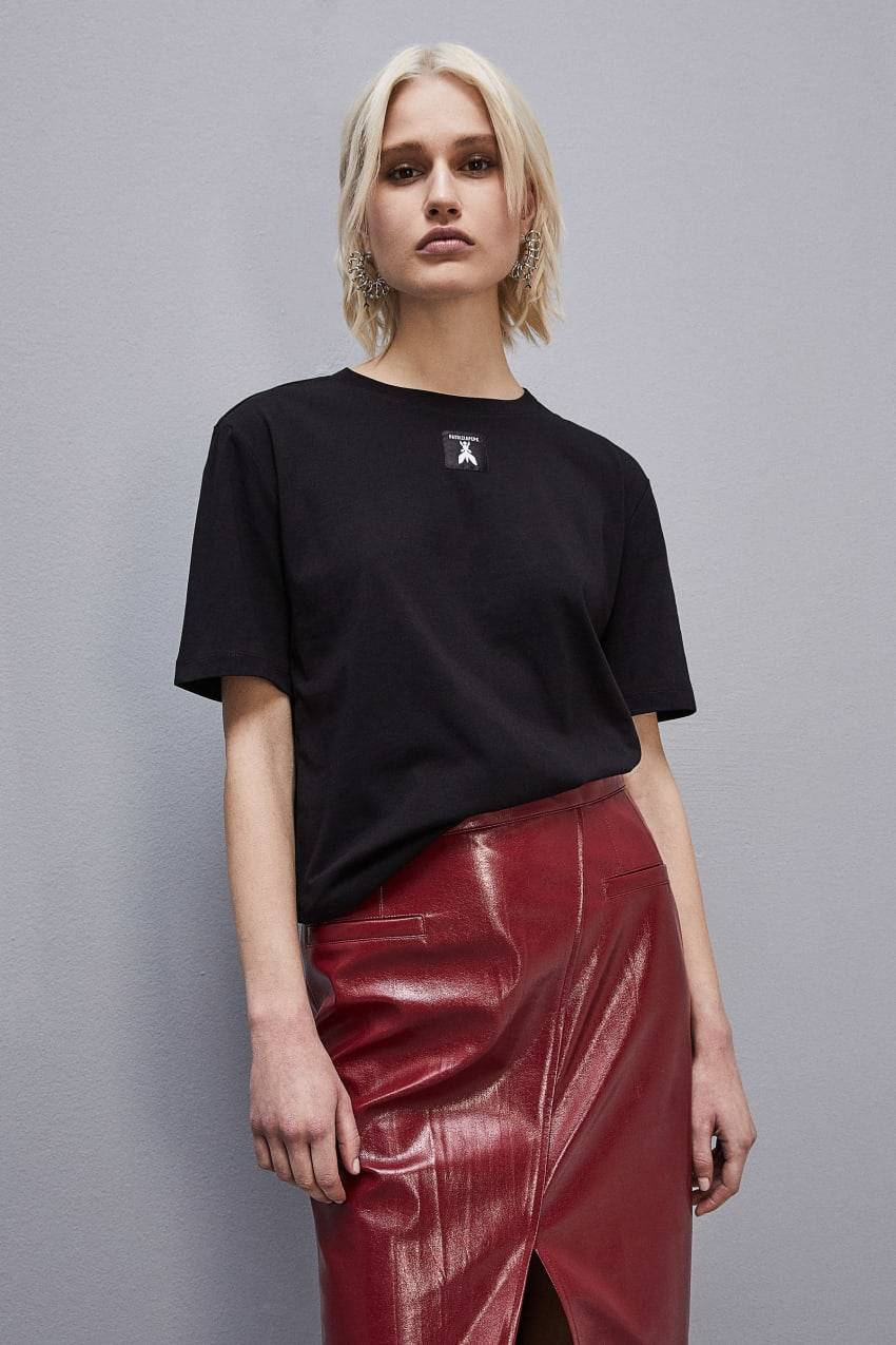 Patrizia Pepe T-shirt in cotone organico Spedizione Gratuita