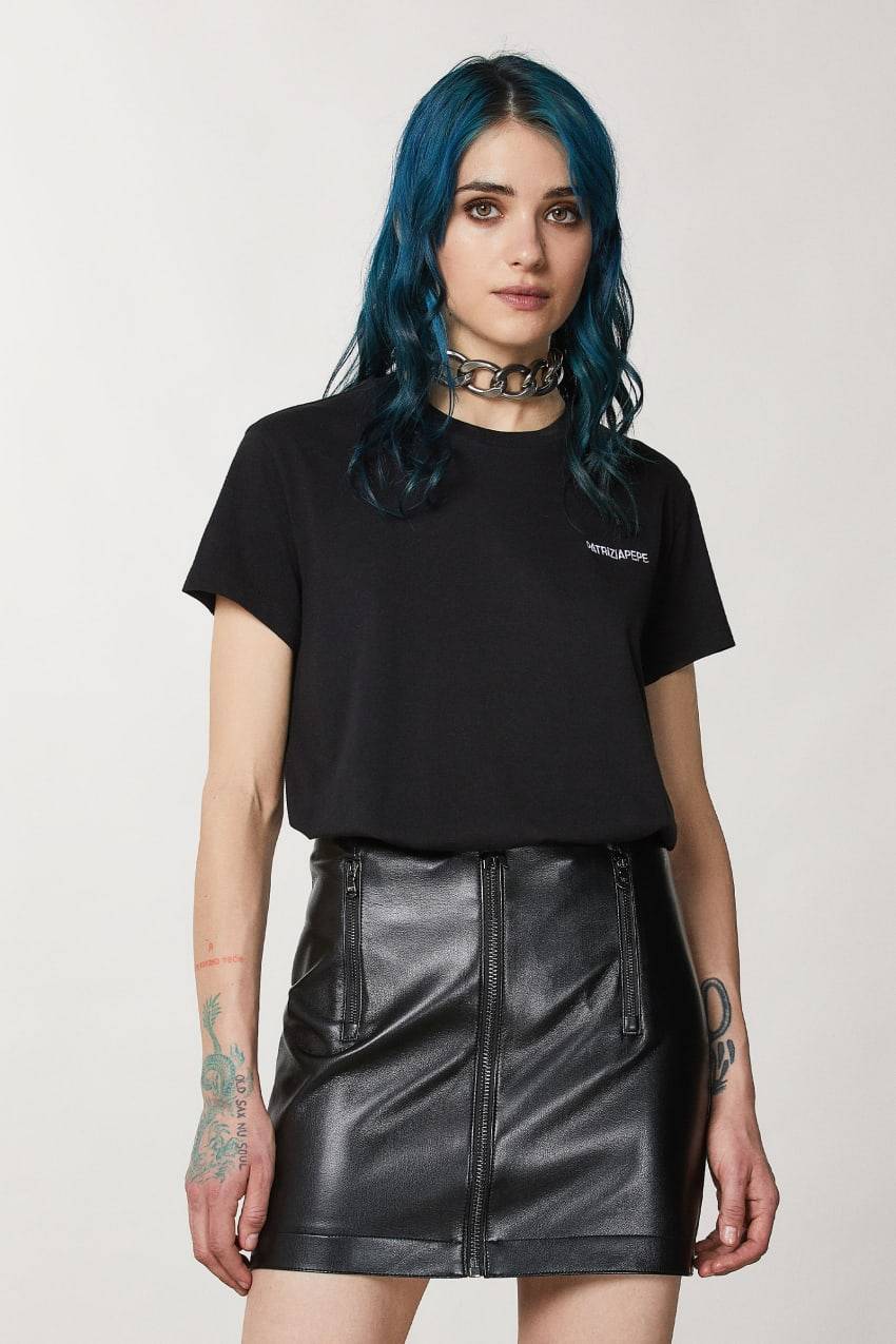Patrizia Pepe T-shirt a maniche corte in jersey Pezzi Unici