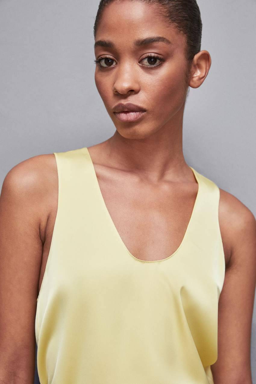 Patrizia Pepe Blusa in raso lucido Promozione Limitata