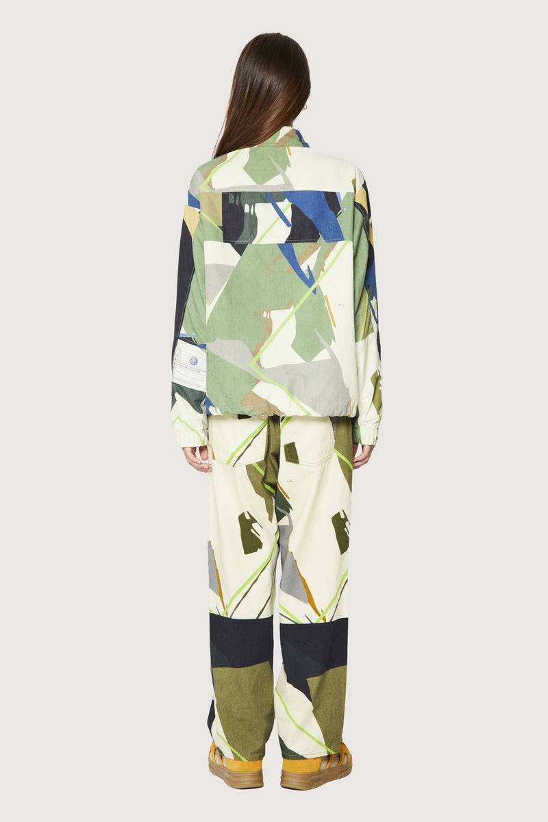 Paura CARA COACH JACKET GREEN CAMO Hotsell