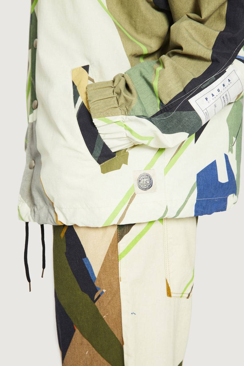 Paura CARA COACH JACKET GREEN CAMO Hotsell