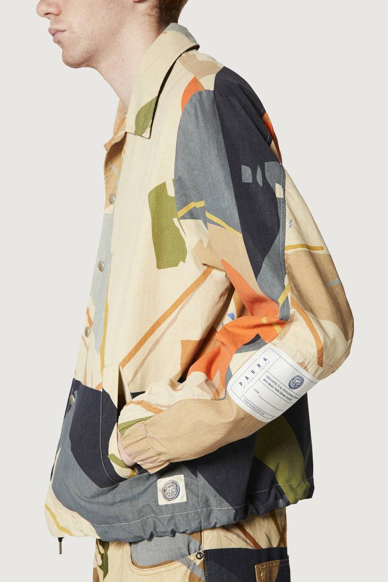 Paura CARA COACH JACKET SAND CAMO Vendita Calda