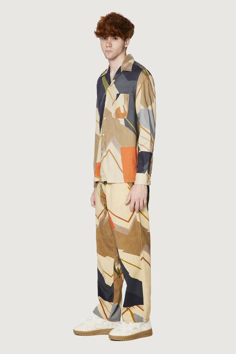 Paura AUSTIN SHIRT SAND CAMO Vendita Economica
