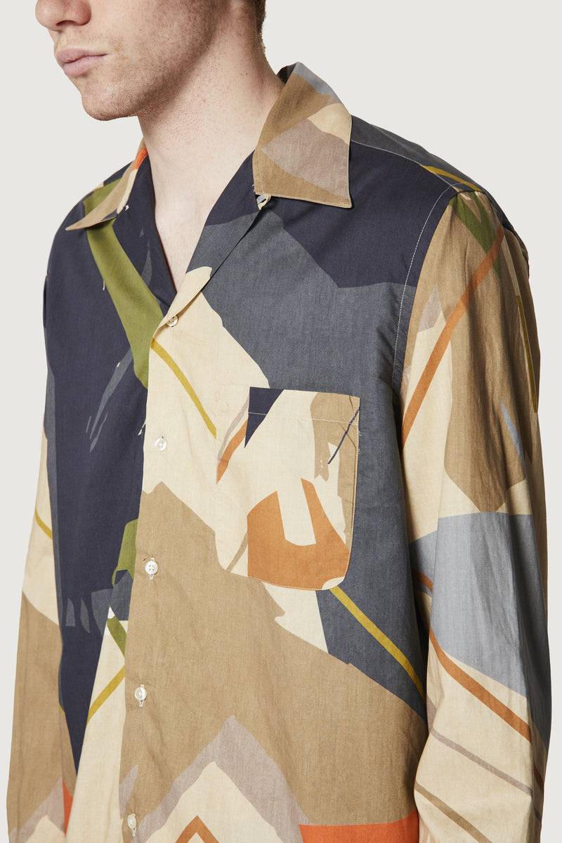 Paura AUSTIN SHIRT SAND CAMO Vendita Economica