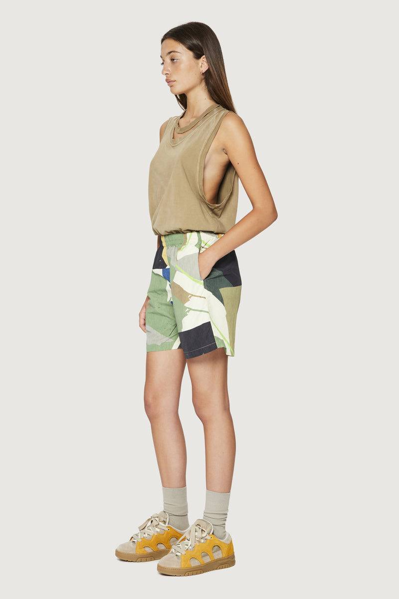 Paura AIRAM BERMUDA GREEN CAMO Saldi Di Fabbrica
