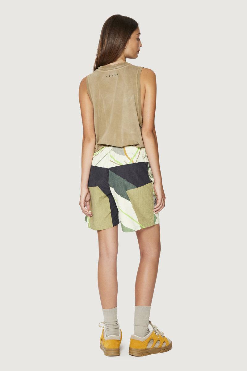Paura AIRAM BERMUDA GREEN CAMO Saldi Di Fabbrica