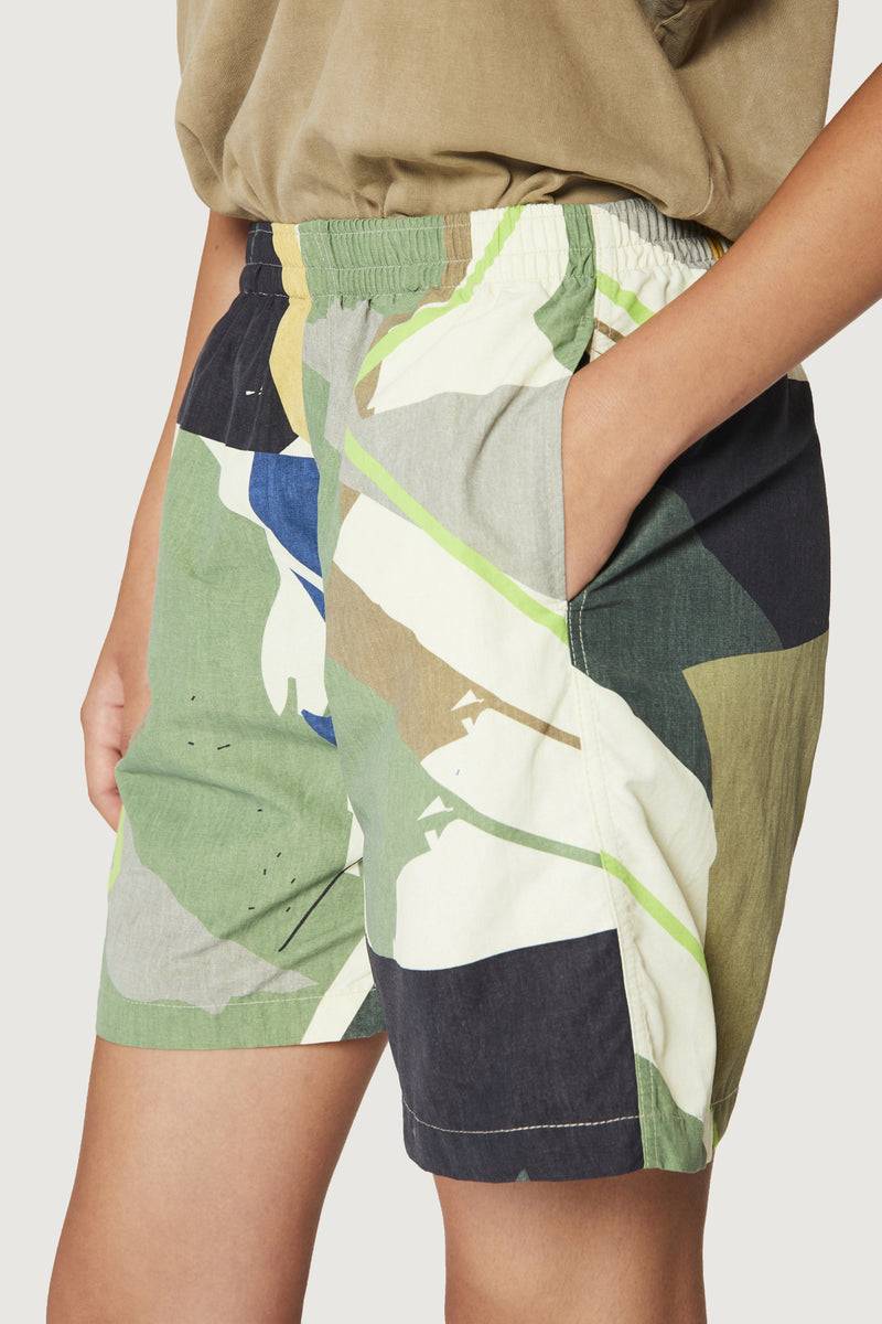 Paura AIRAM BERMUDA GREEN CAMO Saldi Di Fabbrica