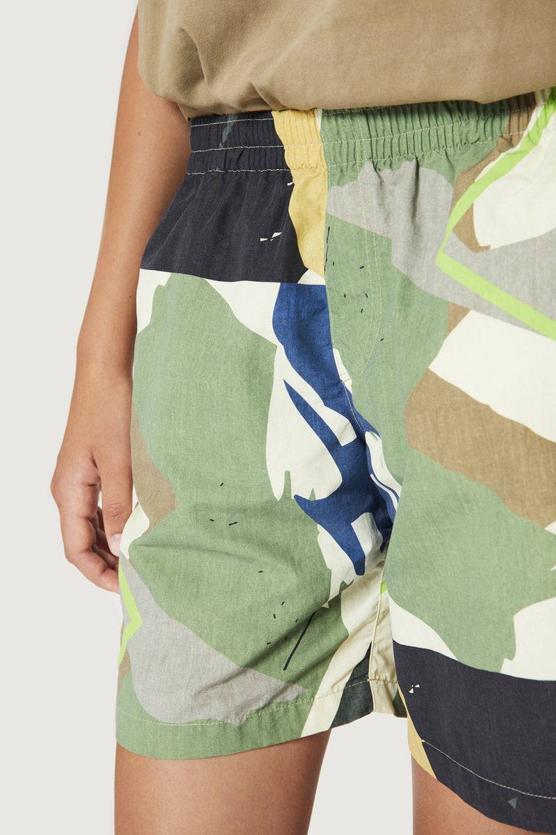 Paura AIRAM BERMUDA GREEN CAMO Saldi Di Fabbrica