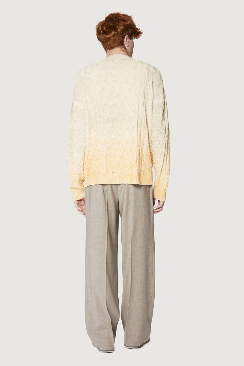 Paura CLARK CARDIGAN CREAM/ORANGE Vendite Flash