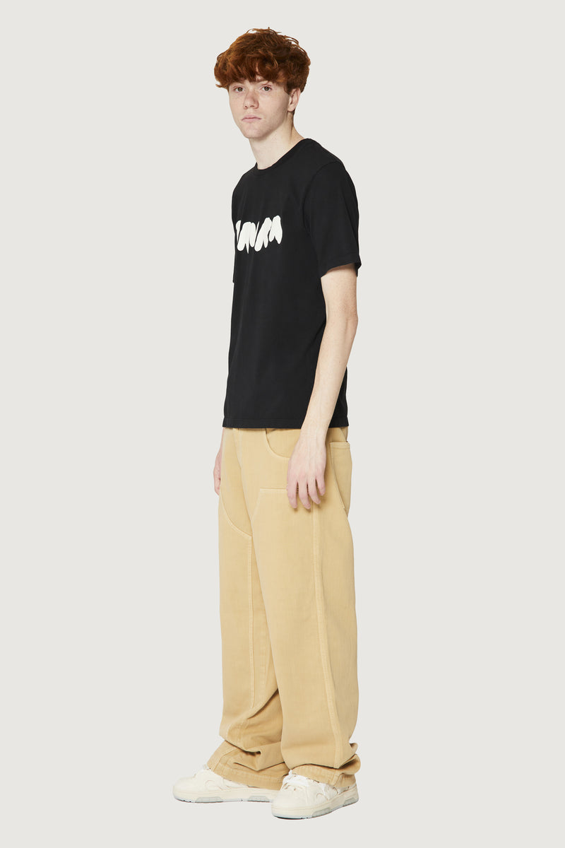 Paura COSTA OVERSIZED T-SHIRT BOLD LOGO BLACK Negozio