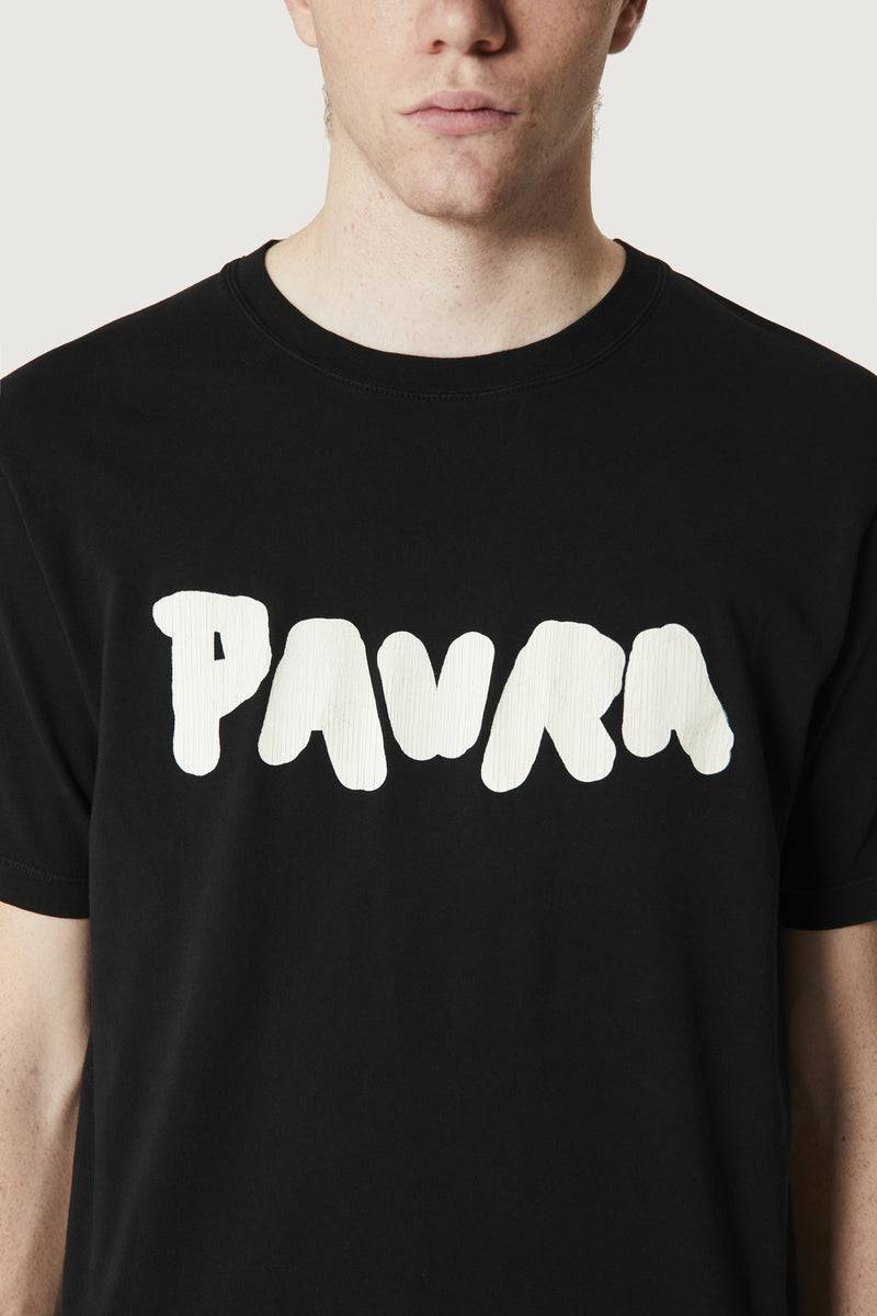 Paura COSTA OVERSIZED T-SHIRT BOLD LOGO BLACK Negozio