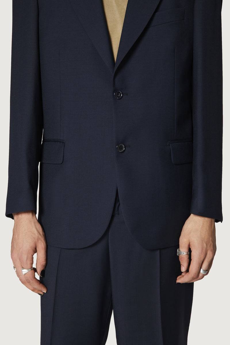 Paura CREW SINGLEBREASTED SUIT JACKET DARK BLUE Italia