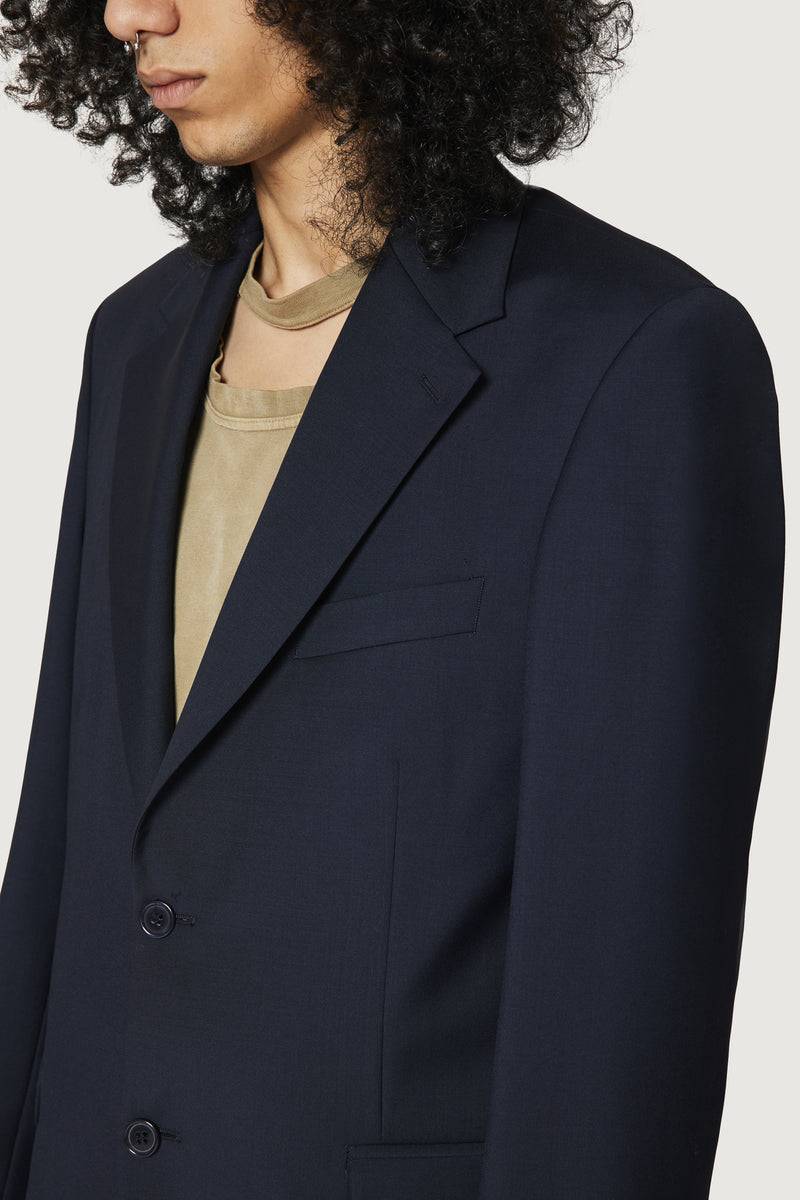 Paura CREW SINGLEBREASTED SUIT JACKET DARK BLUE Italia