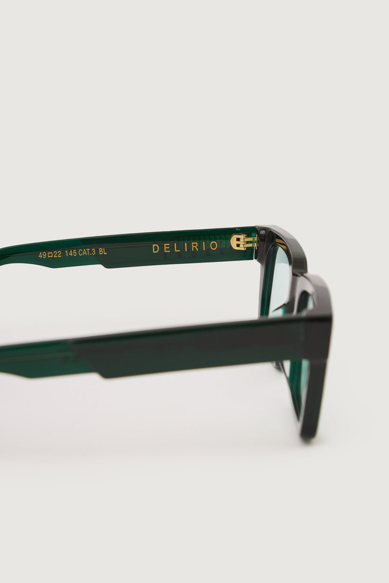 Paura DELIRIO SUNGLASSES BLACK GREEN/CELESTIAL LENS In Linea