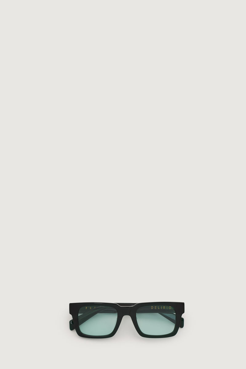 Paura DELIRIO SUNGLASSES BLACK GREEN/CELESTIAL LENS In Linea