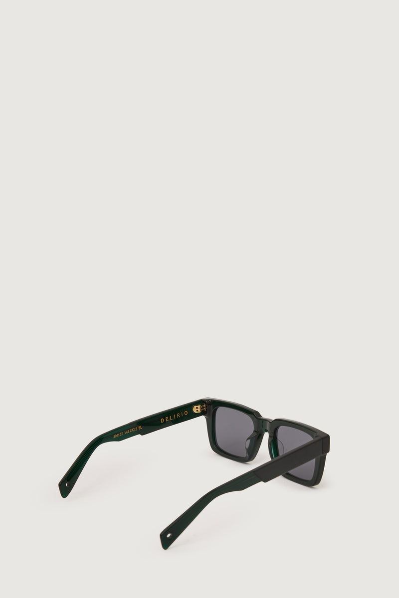 Paura DELIRIO SUNGLASSES BLACK GREEN/GREY LENS Nuovo