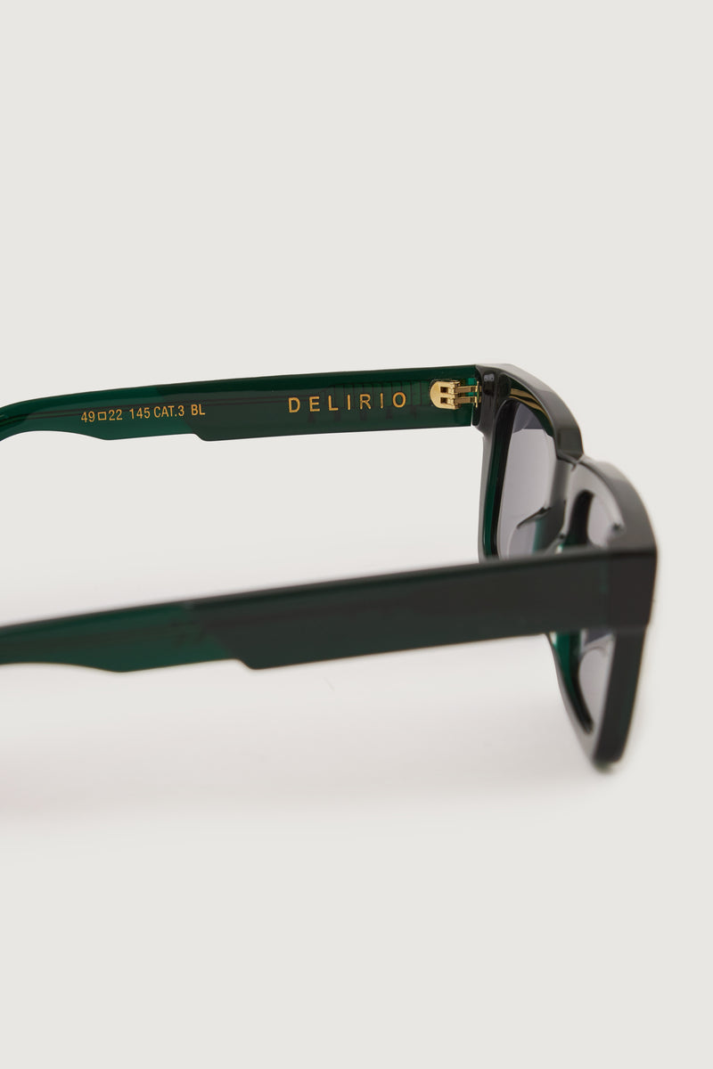 Paura DELIRIO SUNGLASSES BLACK GREEN/GREY LENS Nuovo