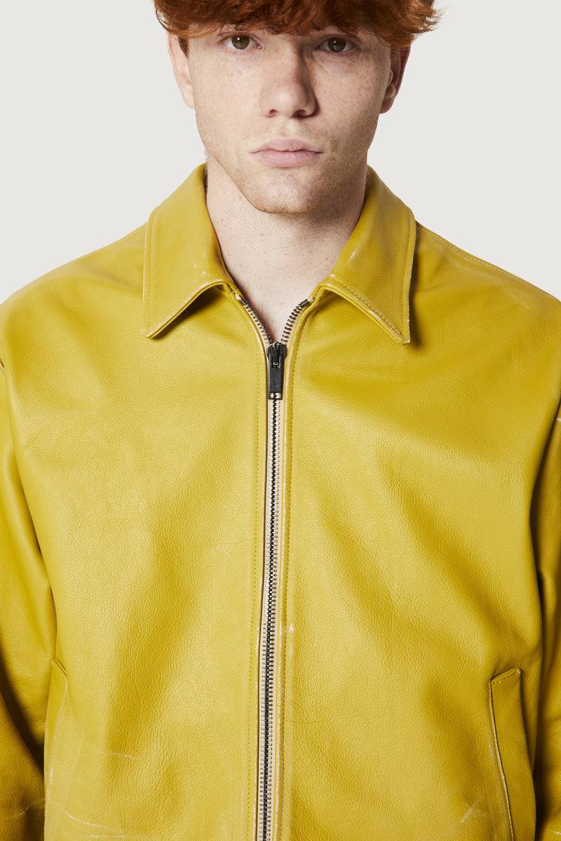 Paura EFREM LEATHER JACKET CEDAR Soddisfazione Garantita