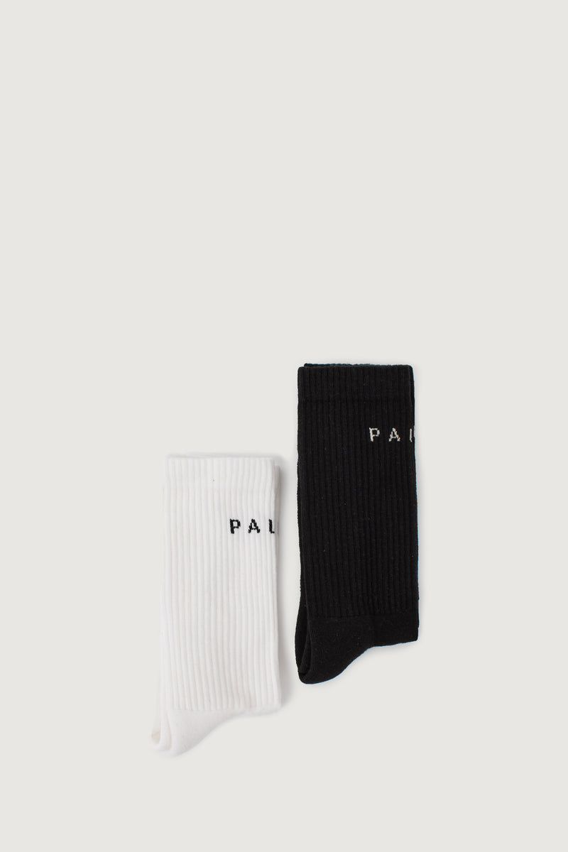 Paura ZEO SOCKS BI-PACK OFF WHITE/BLACK Fino Al -60%