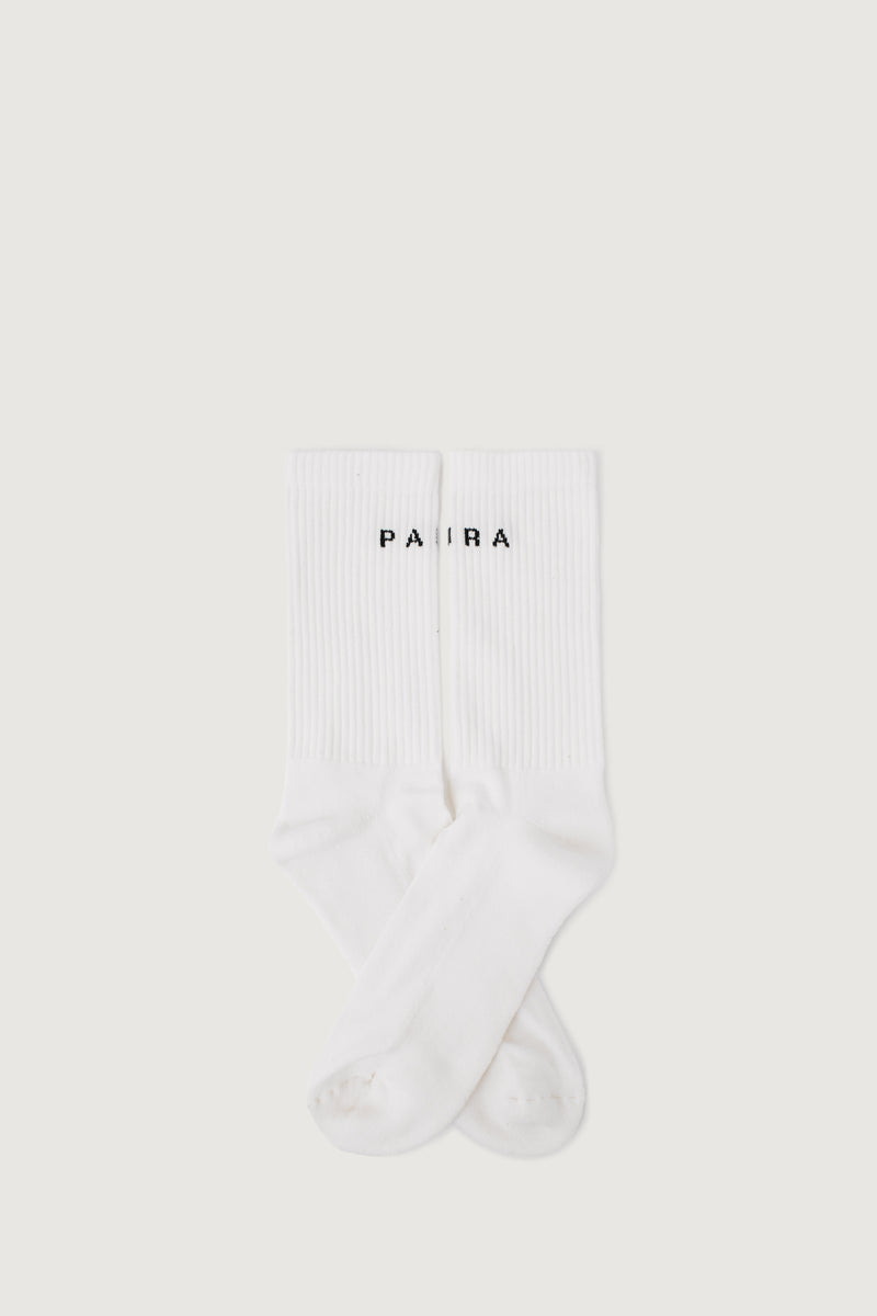 Paura ZEO SOCKS BI-PACK OFF WHITE/BLACK Fino Al -60%