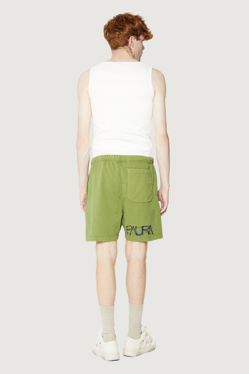 Paura FILIPPO SHORTS COSMIC LOGO GREEN Novità