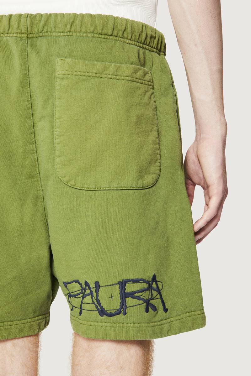 Paura FILIPPO SHORTS COSMIC LOGO GREEN Novità