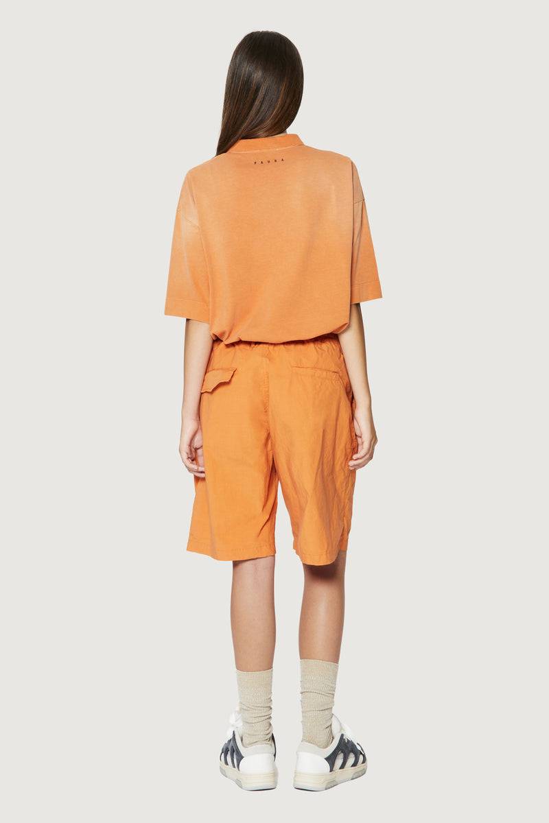 Paura HARRISON PENCE SHORTS ORANGE Economico