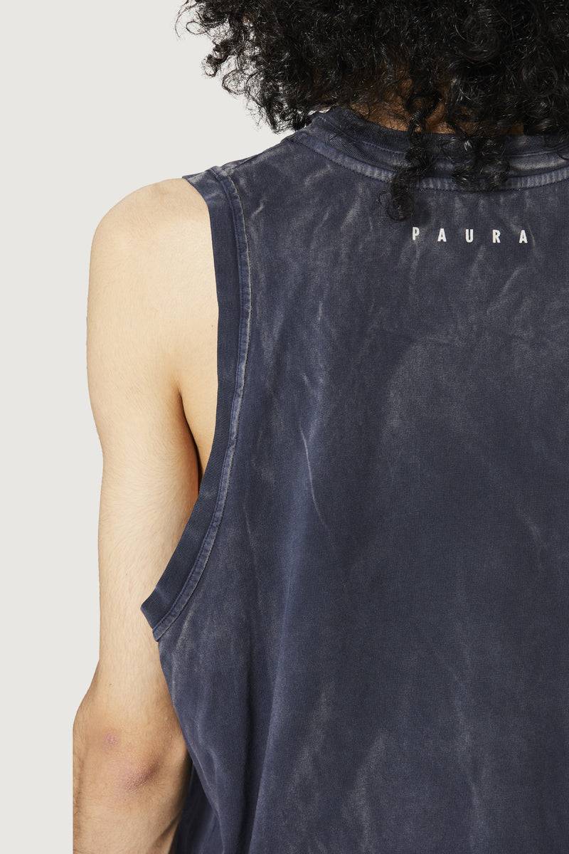 Paura HUGO TANK TOP DARK BLUE Online