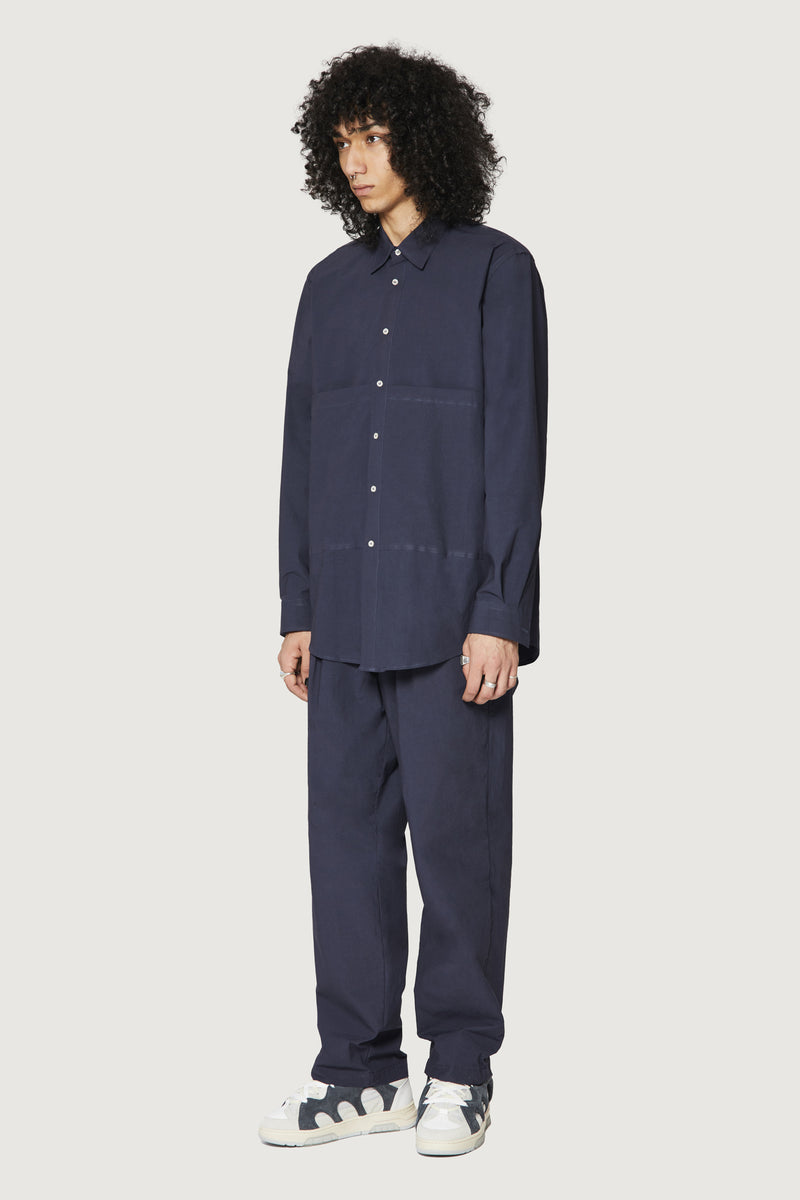 Paura KONIA OVERSIZED SHIRT DARK BLUE Italy