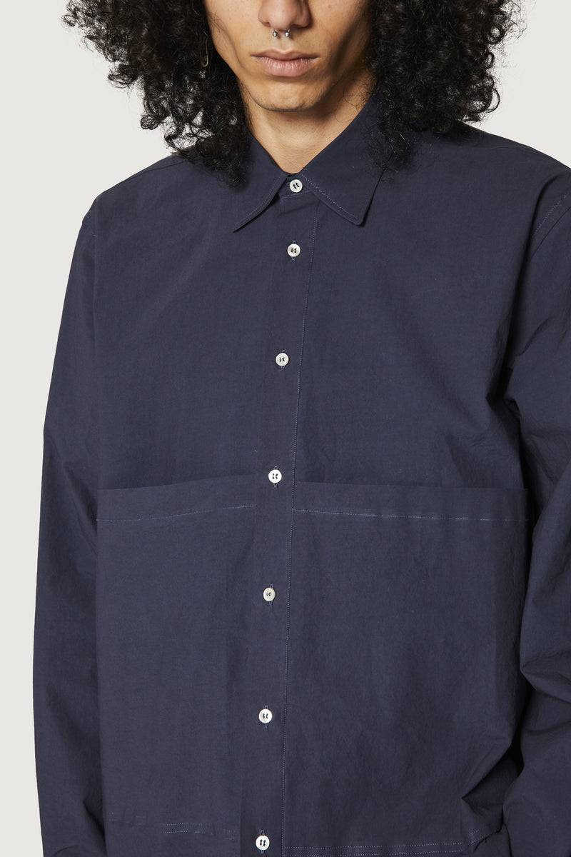 Paura KONIA OVERSIZED SHIRT DARK BLUE Italy