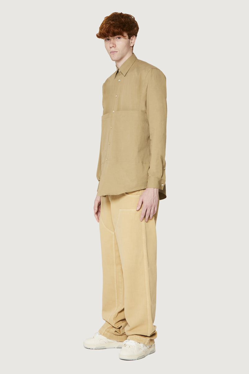 Paura KONIA OVERSIZED SHIRT MUD Italia