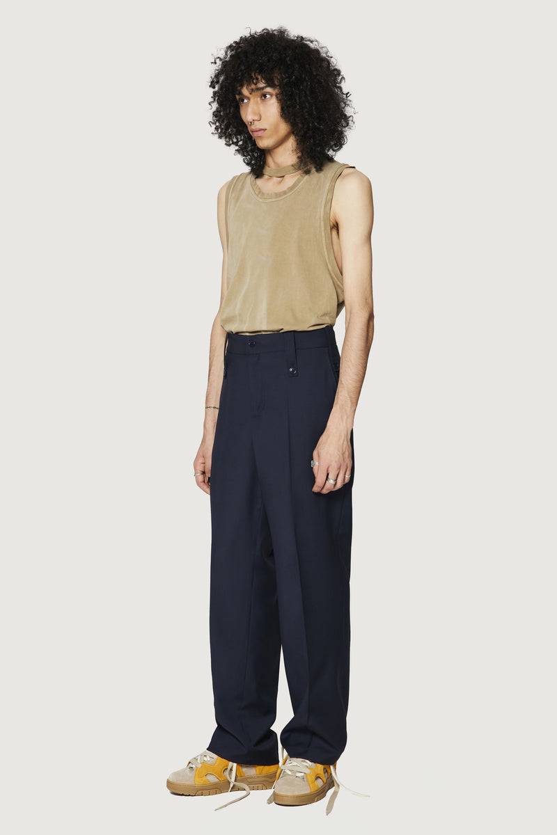 Paura KYROS CLASSIC PANTS DARK BLUE 2025