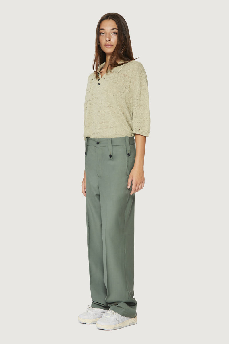 Paura KYROS CLASSIC PANTS SAGE Nuovo