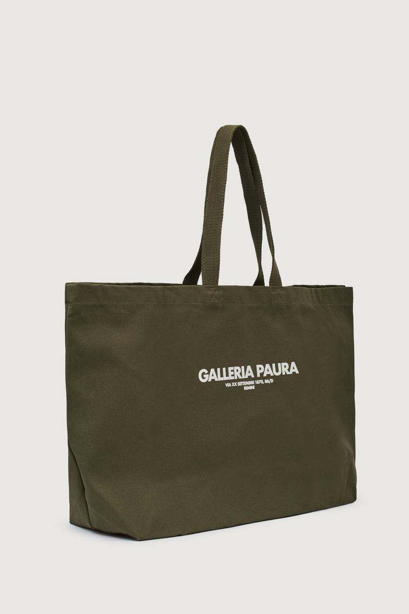 Paura NORA TOTE BAG MILITARY GREEN Vendita