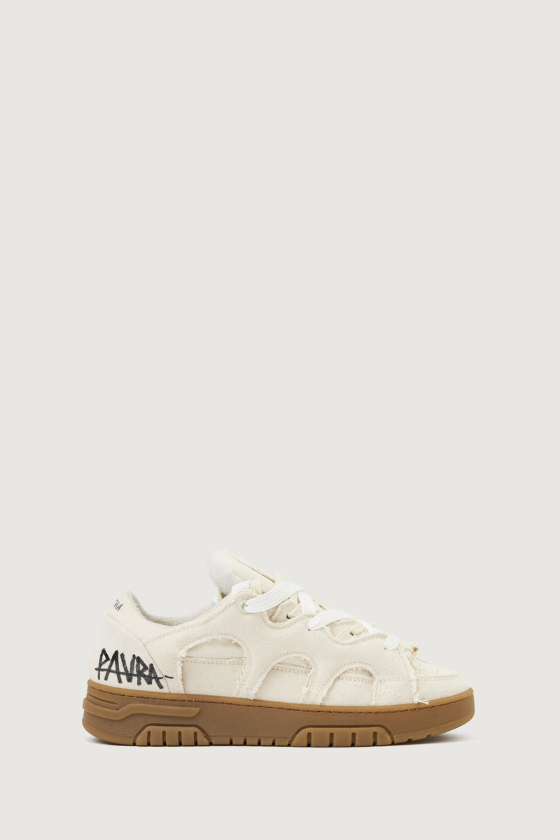 Paura SANTHA X PAURA MODEL 1 - OFF WHITE DESTROYED Convenienza