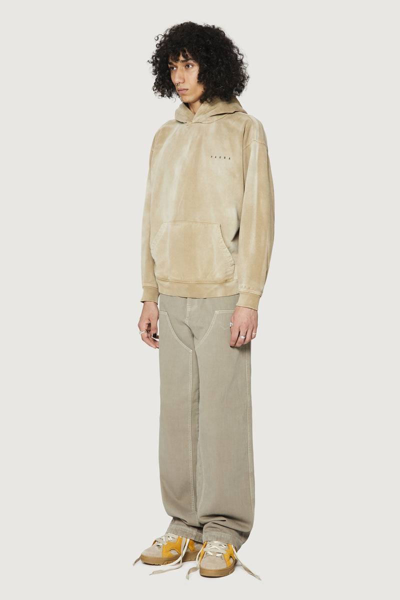 Paura SANTI HOODIE SWEATSHIRT MUD Sconto
