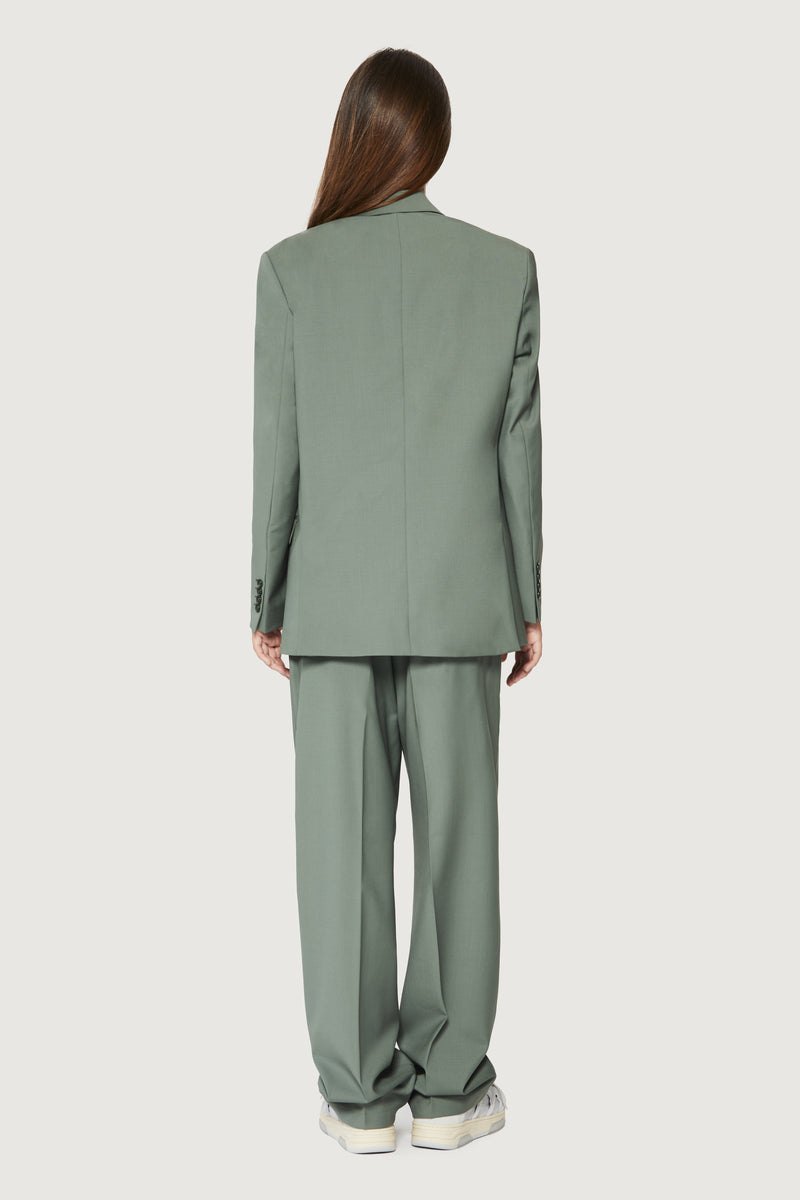 Paura THOM DOUBLEBREASTED SUIT JACKET SAGE Online