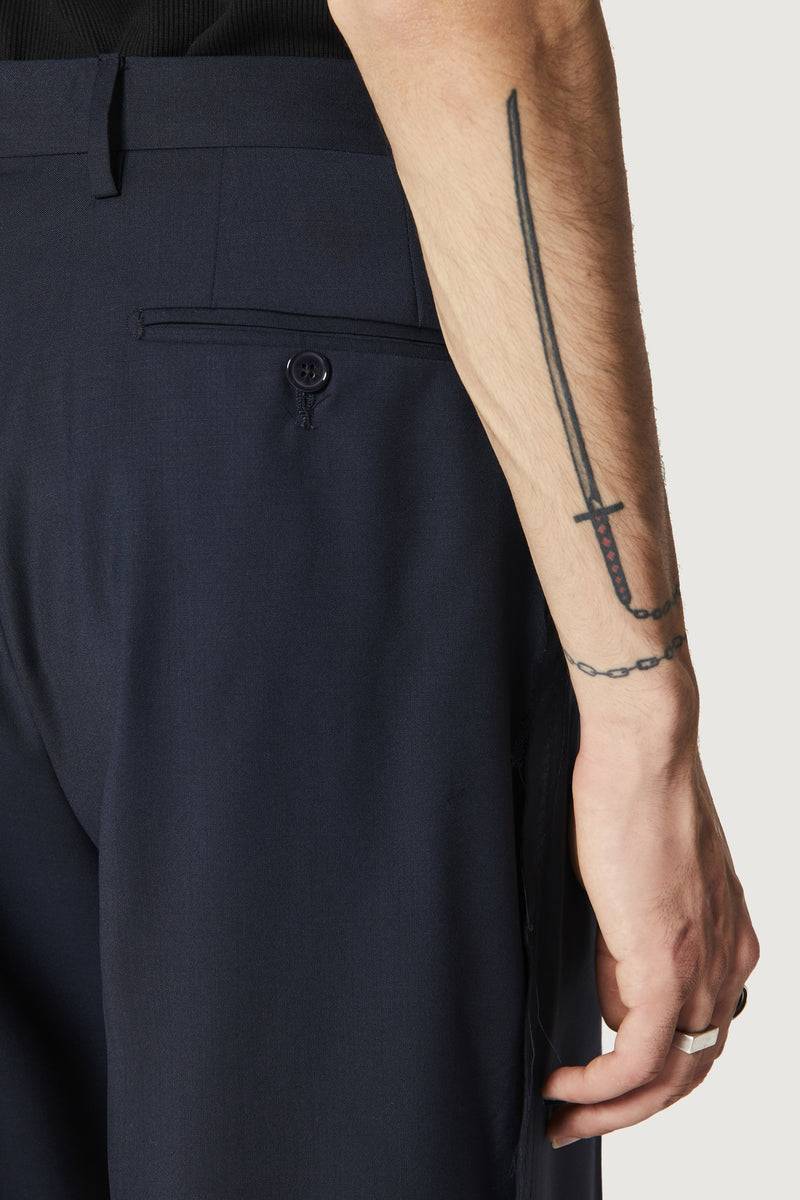 Paura TROY CLASSIC PANTS DARK BLUE Outlet