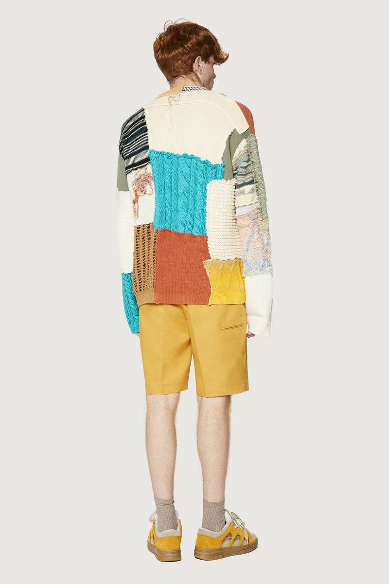 Paura UTOPIA PATCHWORK SWEATER MULTICOLOR In Vendita