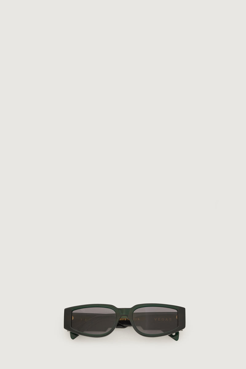 Paura VEGAS SUNGLASSES BLACK GREEN/GREY LENS Saldi