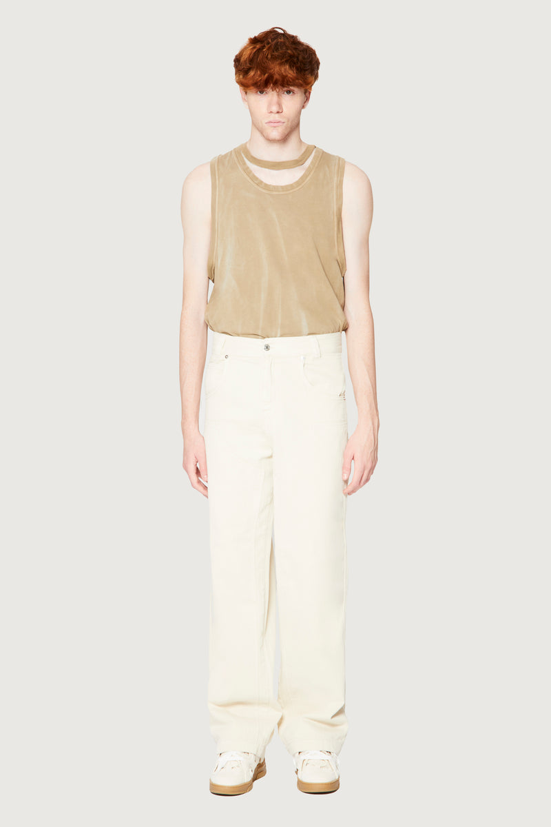 Paura VIVIENNE 5 POCKETS OFF WHITE Vendita Calda