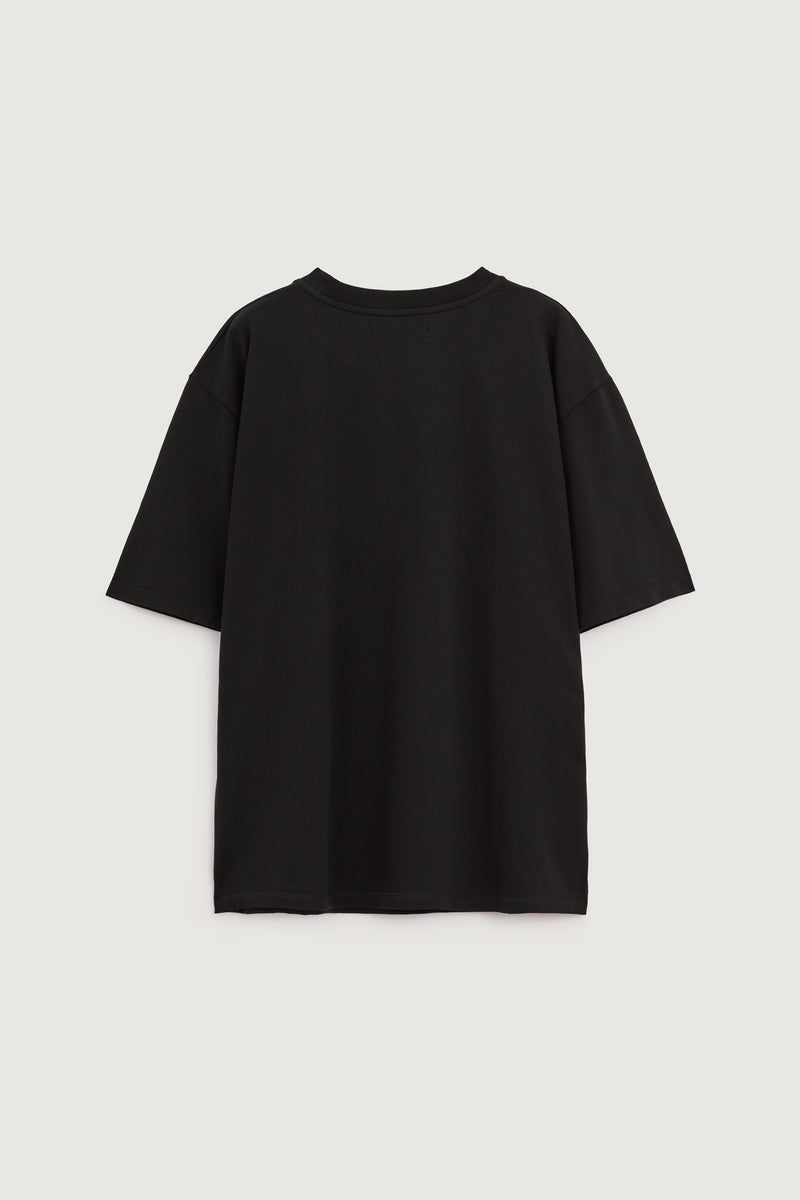 Paura YANNIS OVERSIZED T-SHIRT BLACK Saldi Di Fabbrica