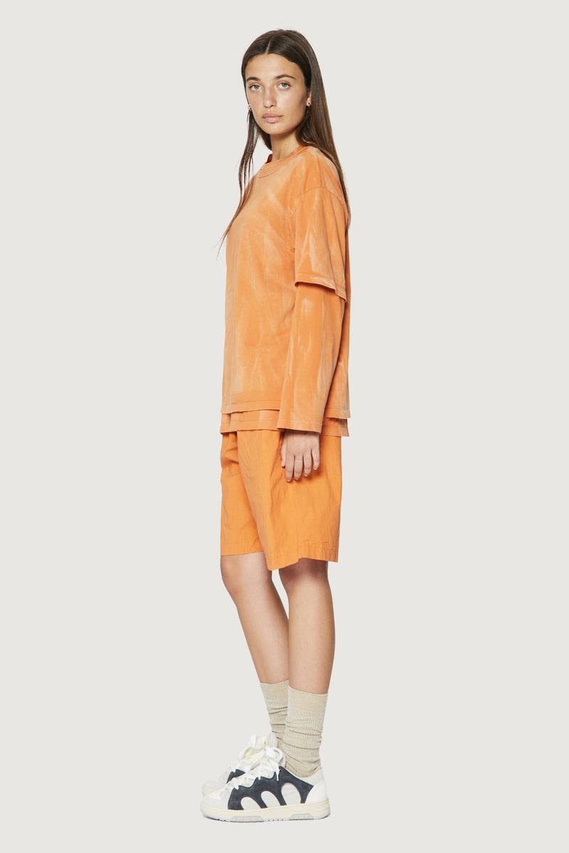 Paura ZENO DOUBLE LAYER LONGSLEEVE ORANGE Negozio
