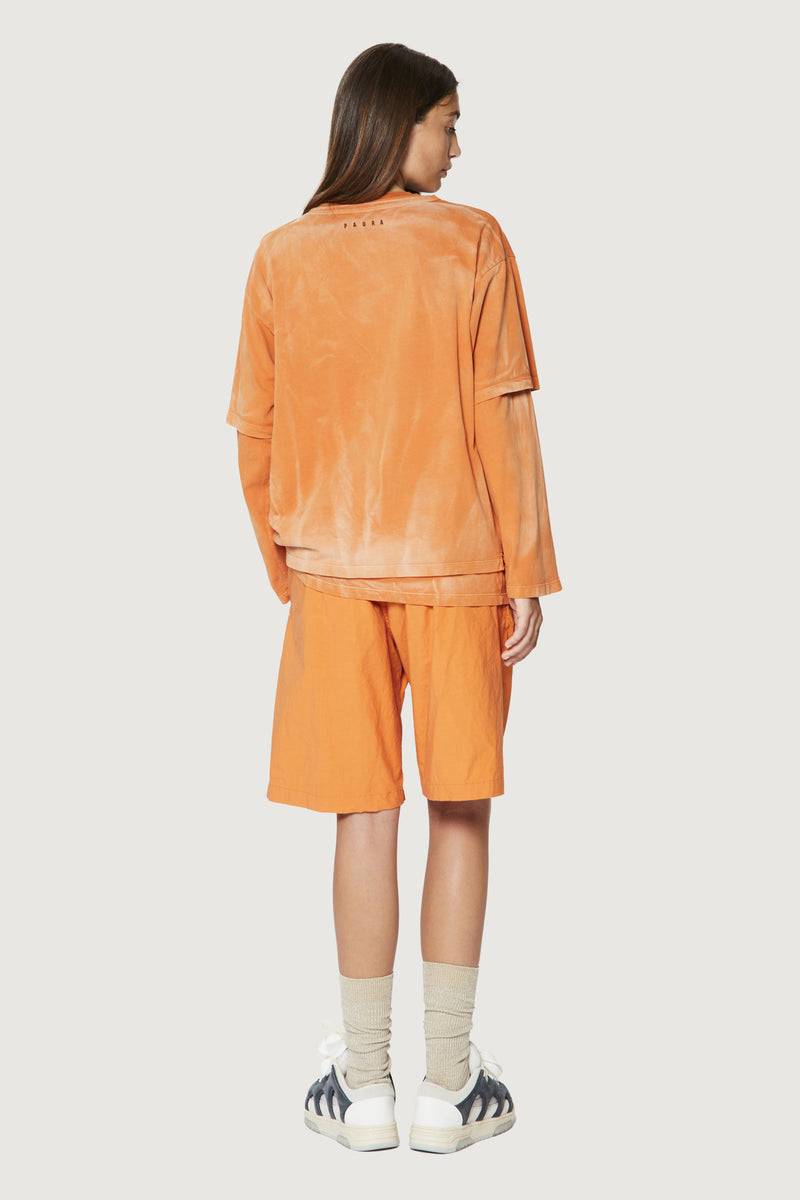 Paura ZENO DOUBLE LAYER LONGSLEEVE ORANGE Negozio