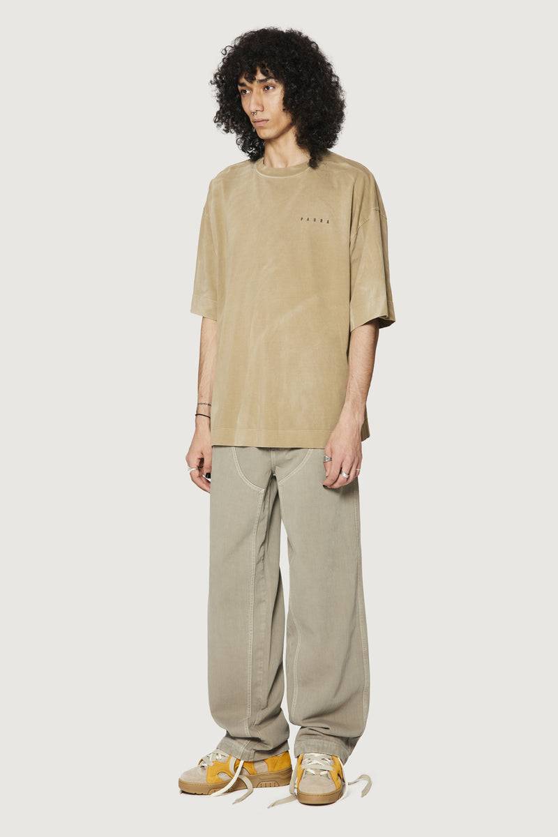 Paura SAID OVERSIZED T-SHIRT MUD Moda