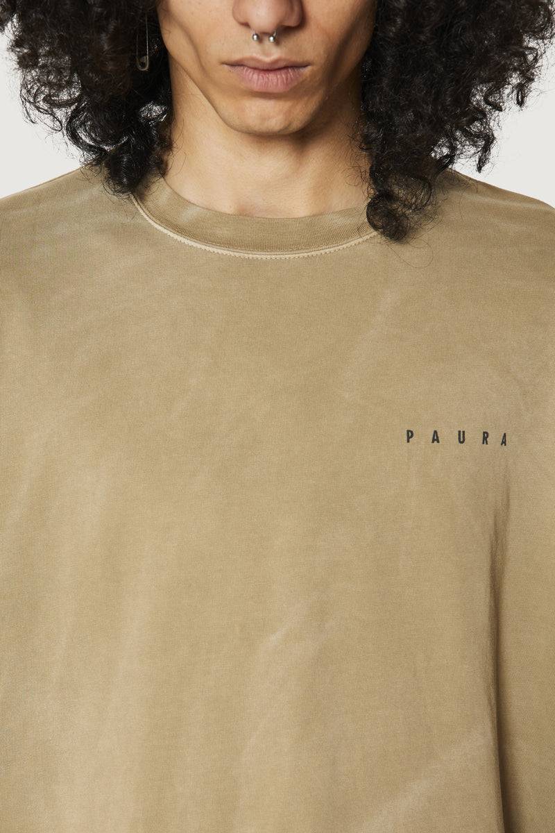 Paura SAID OVERSIZED T-SHIRT MUD Moda