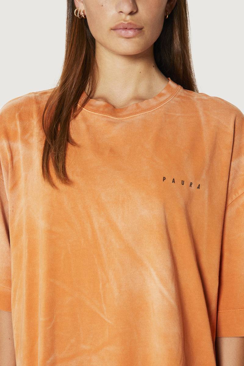 Paura SAID OVERSIZED T-SHIRT ORANGE 2025